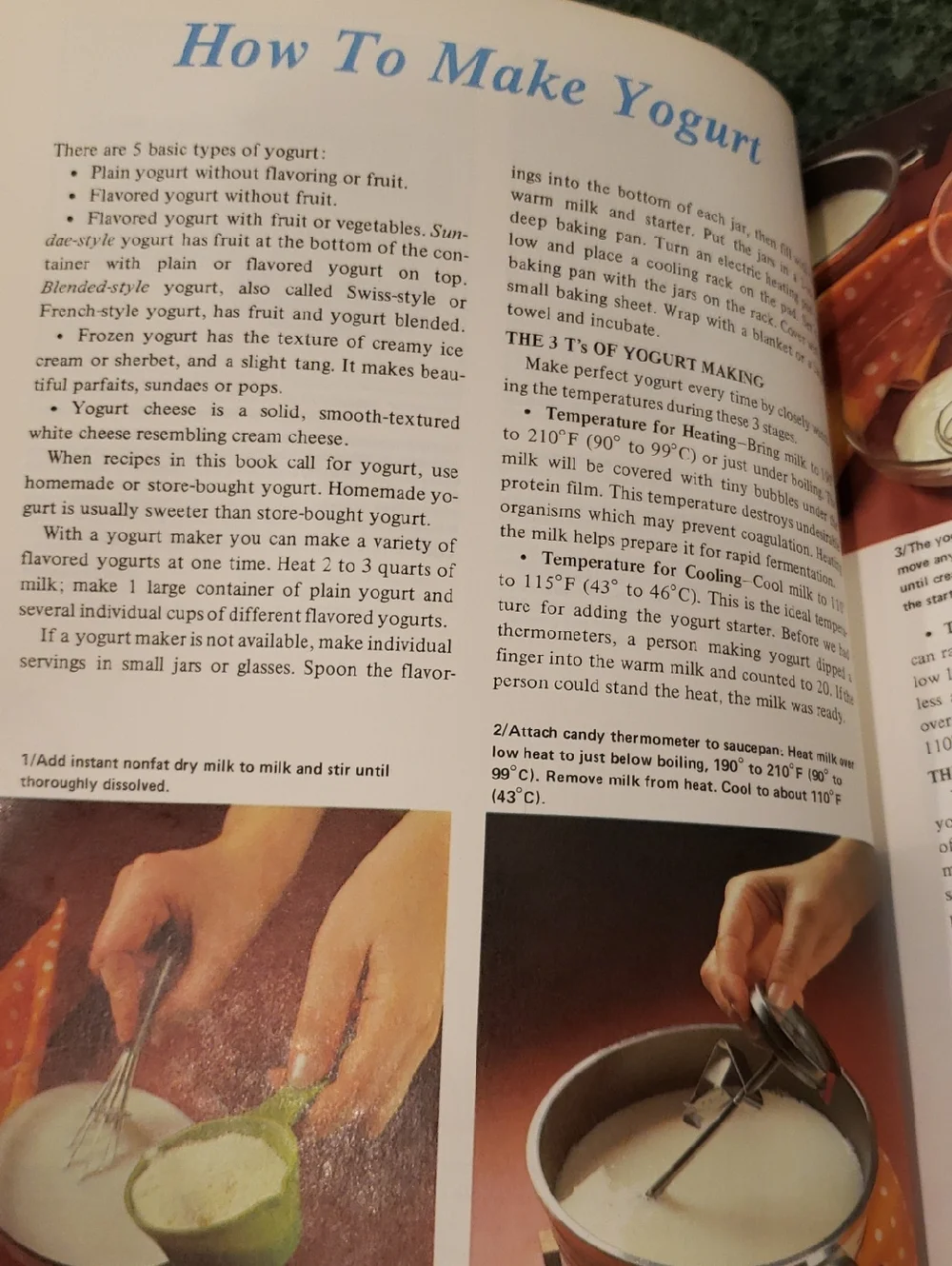 Recipe Cookbooks Yogurt, Cheese, Popcorn